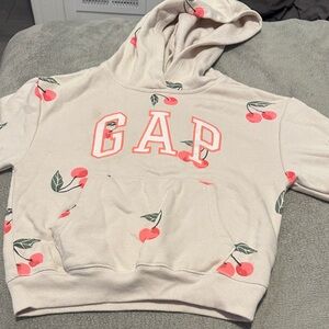 GAP Cream Hoodie with Cherry Design
